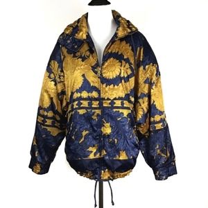 Bogner Ski Jacket Layerlite Paisley Blue Gold